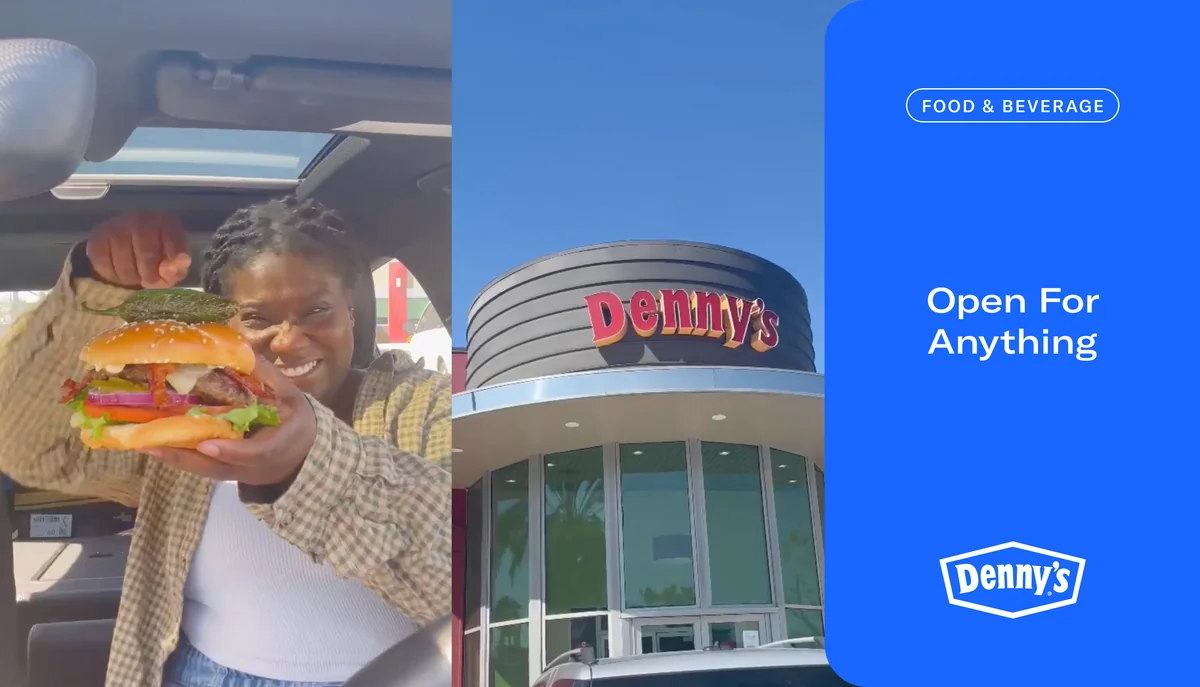 Denny's brought in 1.6M visits with 24 diverse creators