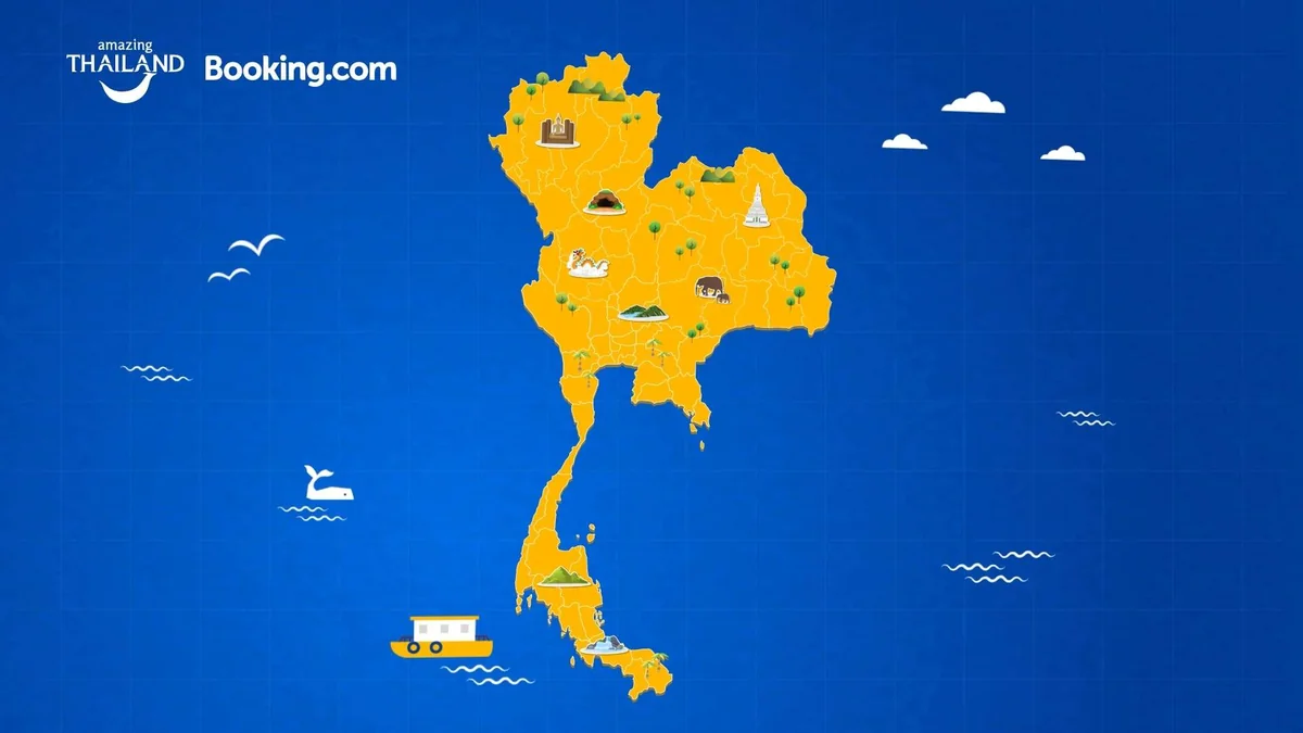 Booking.com Thai foodie map reached 8.8M people