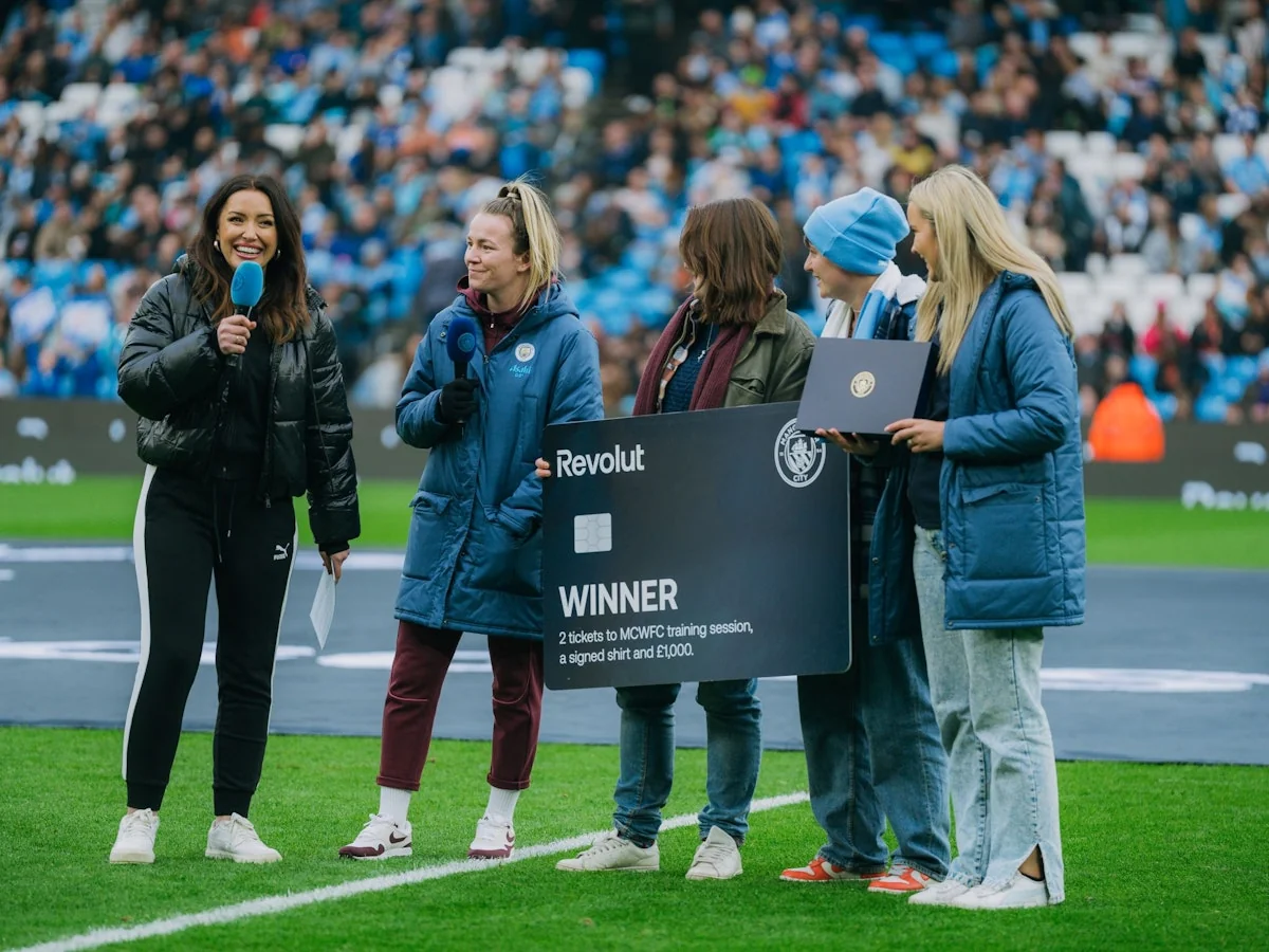 Revolut reached 12,700 fans at Manchester City Women