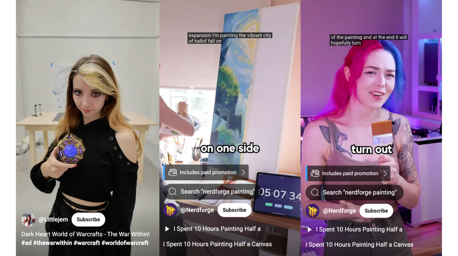 World of Warcraft, 631K engagements with 10 creators